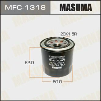 MFC1318 MASUMA Фильтр масляный Mitsubishi Pajero (00-), Pajero Sport (-09) 3.0, 3.5 ()