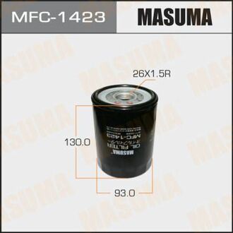 MFC1423 MASUMA Фільтр масляний MAZDA 3 (BM) 2.2 D (13-18)/RENAULT MEGANE III ()