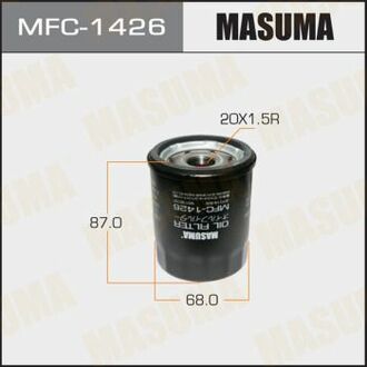 MFC1426 MASUMA Фільтр масляний Mitsubishi ASX (10-), Colt (02-12), Grandis (03-10), Lancer (00-07), Outlander (05-) ()