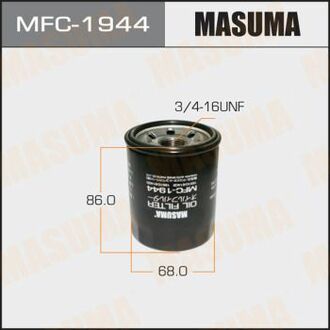 MFC1944 MASUMA Фільтр масляний Suzuki Grand Vitara (05-16), Kizashi (09-15), Swift (00-10), SX4 (06-), Vitara (15-) ()