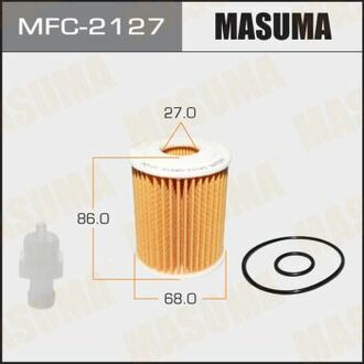 MFC2127 MASUMA Фильтр масляный (вставка) Toyota Avensis (06-15), FJ Cruiser (10-), Land Cruiser Prado (06-), RAV 4 (05-) ()