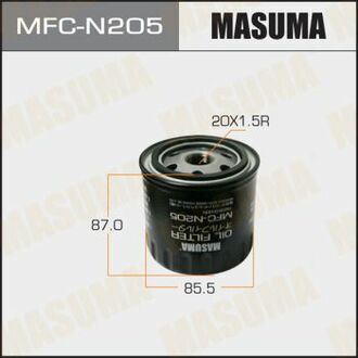 MFCN205 MASUMA Масляний фільтр C0056 MASUMA LHD NISSAN/ PATHFINDER, NAVARA 05-