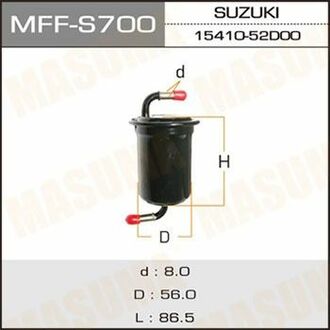 MFFS700 MASUMA Фільтр топливный Suzuki Grand Vitar 2.7 (-09) ()