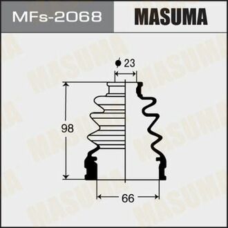 MFs2068 MASUMA Пыльник ШРУСа (силикон)TOYOTA COROLLA (05-13) ()