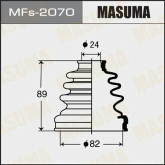 MFs2070 MASUMA Пыльник ШРУСа (силикон)TOYOTA RAV_4 III (06-11)/MITSUBISHI L 200 (05-10), TOYOTA