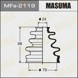 MFs2119 MASUMA Пыльник ШРУСа ()