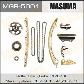 MGR5001 MASUMA Ремкомплект цепи ГРМ Honda 2.4 (K24Z4) ()