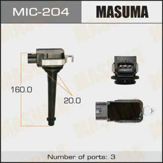 MIC204 MASUMA Катушка зажигания Nissan Micra, Qashqai, Note 1.6, X-Trail 2.0 (-14) ()