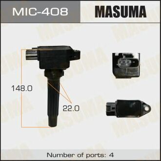 MIC408 MASUMA Катушка зажигания Mazda CX-5, CX-9, 3, 6 1.5, 2.0, 2.5 (12-) ()