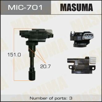 MIC701 MASUMA Катушка зажигания Suzuki Swift, SX4 1.5, 1.6 (-16) ()