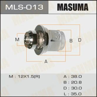 MLS013 MASUMA Гайка колеса ()