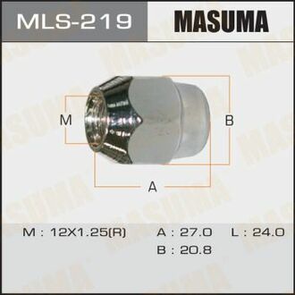 MLS219 MASUMA Гайка колеса ()