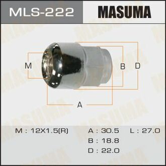 MLS222 MASUMA Гайка колеса Honda ()