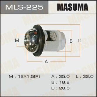 MLS225 MASUMA Гайка колеса ()