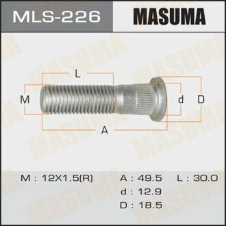 MLS226 MASUMA Шпилька колеса ()