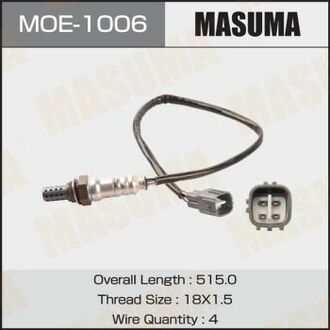 MOE1006 MASUMA Датчик кислорода (лямбда-зонд) Toyota Highlander (00-07) ()