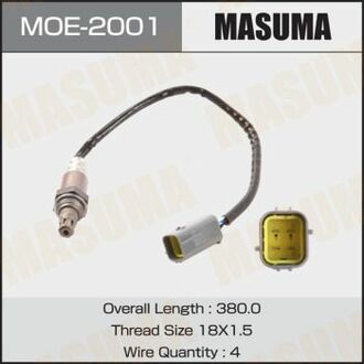 MOE2001 MASUMA Датчик кислорода (лямбда-зонд) Infinity FX35 (08-10), G37 (08-10), QX50 (08-12) ()