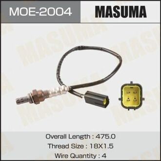 MOE2004 MASUMA Датчик кислорода (лямбда-зонд) Infinity FX35 (06-12) / Nissan Qashqai (06-13), X-Trail (07-14) ()