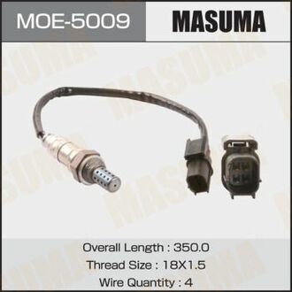 MOE5009 MASUMA Датчик кислорода (лямбда-зонд) Honda Accord 2.0, Civic 1.8, CR-V 2.0 (07-) задний ()