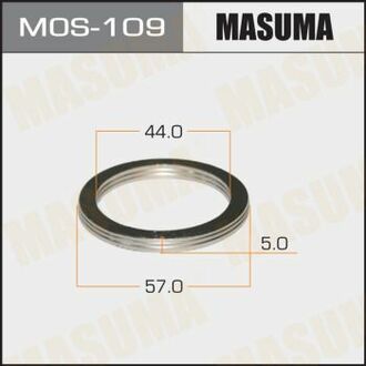 MOS109 MASUMA Прокладка приемной труби Toyota Auris (06-12) (44x57) ()