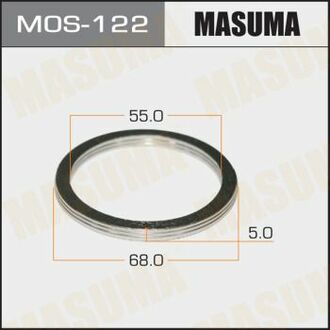 MOS122 MASUMA Кільце глушника MASUMA 55 х 68