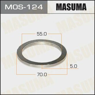 MOS124 MASUMA Кольцо глушителя графитовое ()
