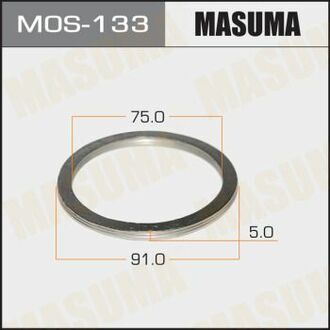 MOS133 MASUMA Кільце глушника 75 х 91