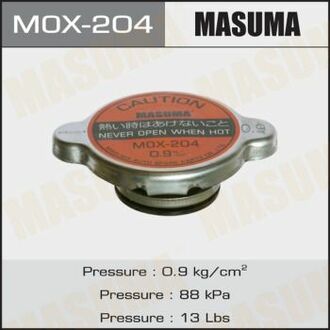 MOX204 MASUMA Крышка радиатора Mitsubishi/ Toyota 0.9 bar ()