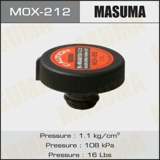 MOX212 MASUMA Крышка радиатора Toyota 1.1 bar