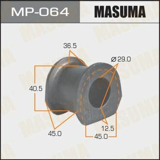 MP064 MASUMA Втулка стабилизатора переднего Mitsubishi Pajero (-00) (Кратно 2 шт) ()