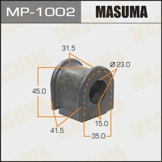 MP1002 MASUMA Втулка стабилизатора переднего Toyota Avensis (03-08) (Кратно 2 шт) ()