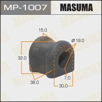 MP1007 MASUMA Втулка стабилизатора заднього Toyota Avensis (03-08) (Кратно 2 шт) ()