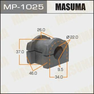MP1025 MASUMA Втулка стабилизатора переднего Mitsubishi ASX (10-), Eclipse Cross (18-), Lancer (08-15), Outlander (08-) (Кратно 2 шт) ()