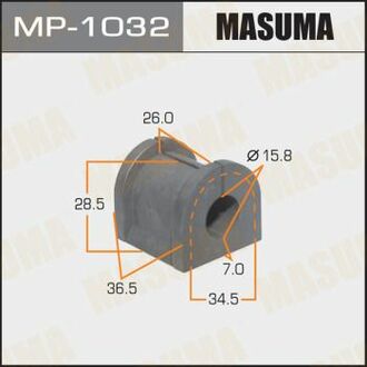 MP1032 MASUMA Втулка стабилизатора заднего Mitsubishi Outlander (03-09) (Кратно 2 шт) ()