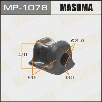 MP1078 MASUMA Втулка стабилизатора переднего левая Toyota Auris (10-), Avensis (11-18), Corolla (09-16) ()