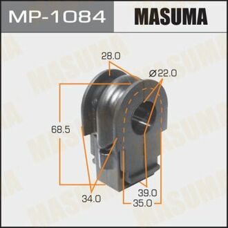 MP1084 MASUMA Втулка стабилизатора переднего Nissan Qashqai (15-), X-Trail (07-) (Кратно 2 шт) ()