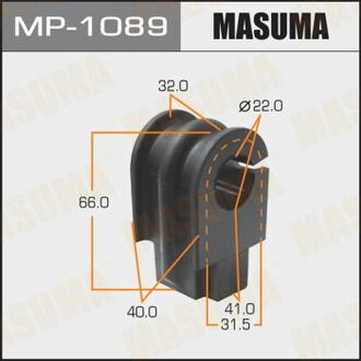 MP1089 MASUMA Втулка стабилизатора переднего Nissan Tida (07-) (Кратно 2 шт) ()