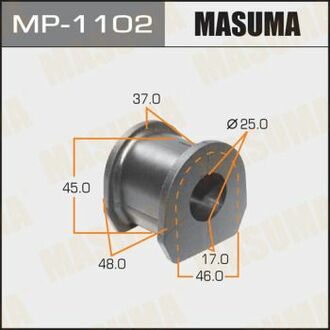 MP1102 MASUMA Втулка стабилизатора переднего Mitsubishi L200 (07-), Pajero Sport (09-15) (Кратно 2 шт) ()