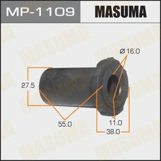 MP1109 MASUMA Втулка рессорная верхняя Mitsubishi L200 (05-) (Кратно 2 шт) ()