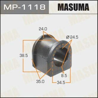 MP1118 MASUMA Втулка стабилизатора заднього Mazda 3 (06-13) (Кратно 2 шт) ()
