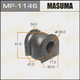 MP1146 MASUMA Втулка стабилизатора переднего Honda CR-V (06-13), Jazz (09-11) (Кратно 2 шт) ()