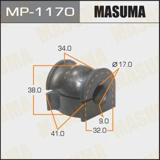 MP1170 MASUMA Втулка стабилизатора переднего Honda Jazz(02-) (Кратно 2 шт) ()