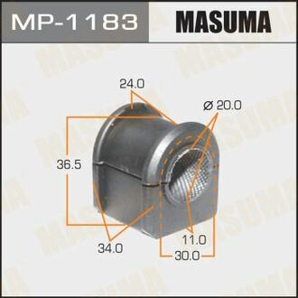 MP1183 MASUMA Втулка стабилизатора заднього Mazda 5 (05-10) (Кратно 2 шт) ()