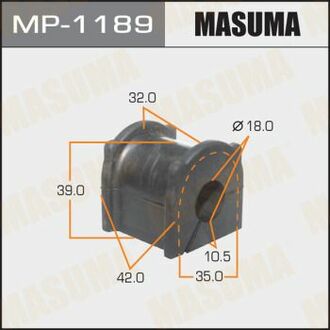 MP1189 MASUMA Втулка стабилизатора заднього Toyota Land Cruiser Prado (09-) (Кратно 2 шт) ()