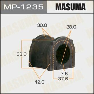 MP1235 MASUMA Втулка стабилизатора переднего Toyota Land Cruiser (-07) (Кратно 2 шт) ()