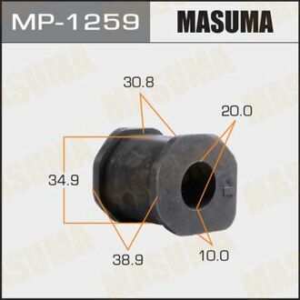 MP1259 MASUMA Втулка стабилизатора переднего Mitsubishi L200 (-08), Pajero Sport (-09) (Кратно 2 шт) ()