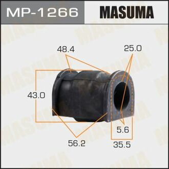 MP1266 MASUMA Втулка стабилизатора переднего Suzuki SX4 (13-), Vitara (15-) (Кратно 2 шт) ()