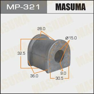 MP321 MASUMA Втулка стабилизатора заднього Toyota Corolla (-00) (Кратно 2 шт) ()