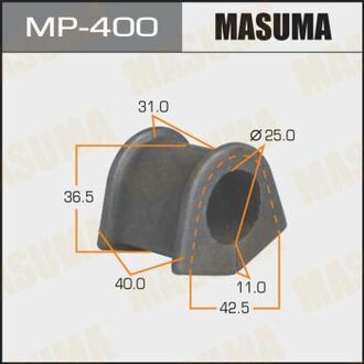 MP400 MASUMA Втулка стабілізатора MASUMA  /front/ Corolla #E10#    [уп.2]