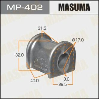 MP402 MASUMA Втулка стабілізатора /front/ Camry Cracia, Mark SXV25 . WG [уп.2]